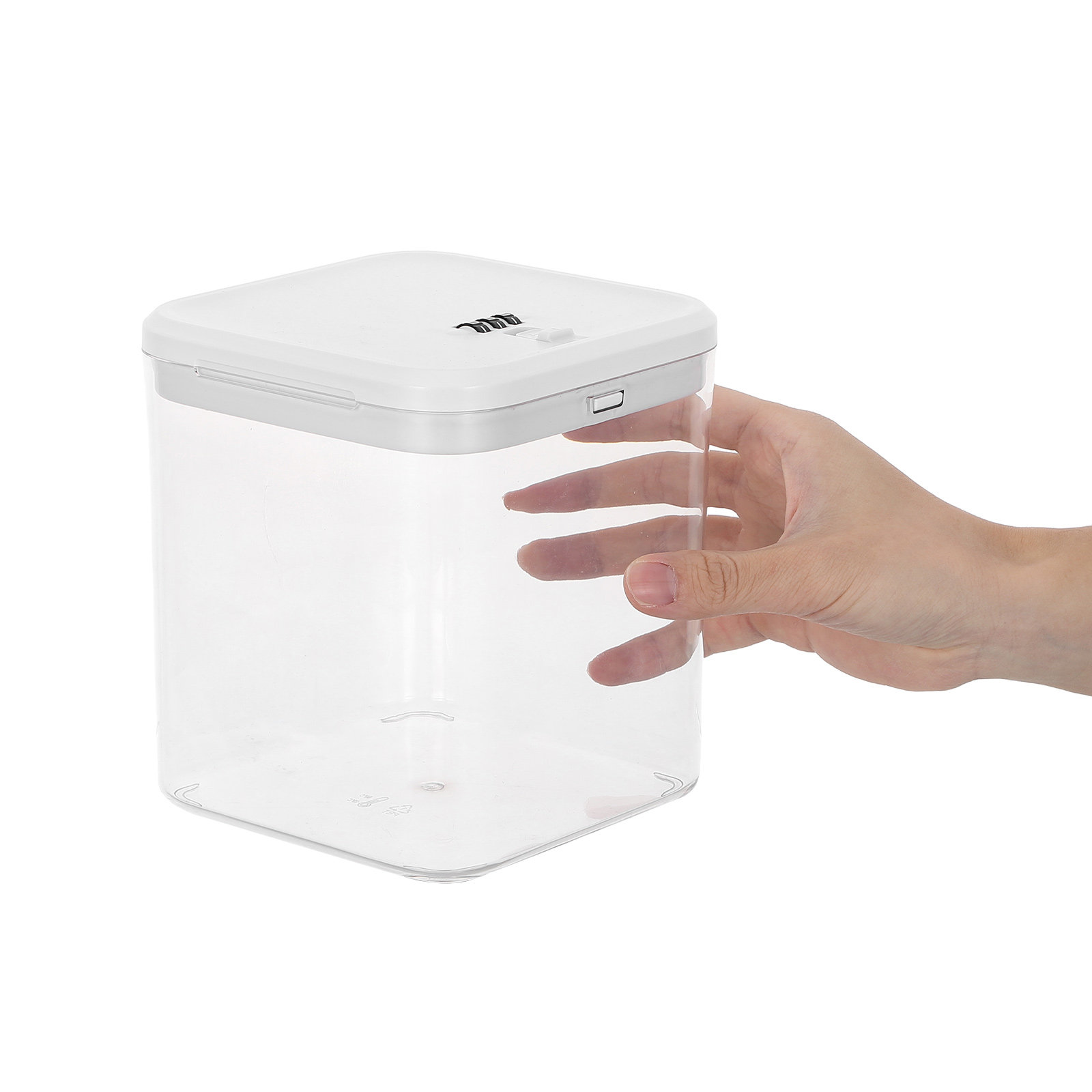 Food Storage Lock Box - Прозрачный штабелируемый контейнер с замком для