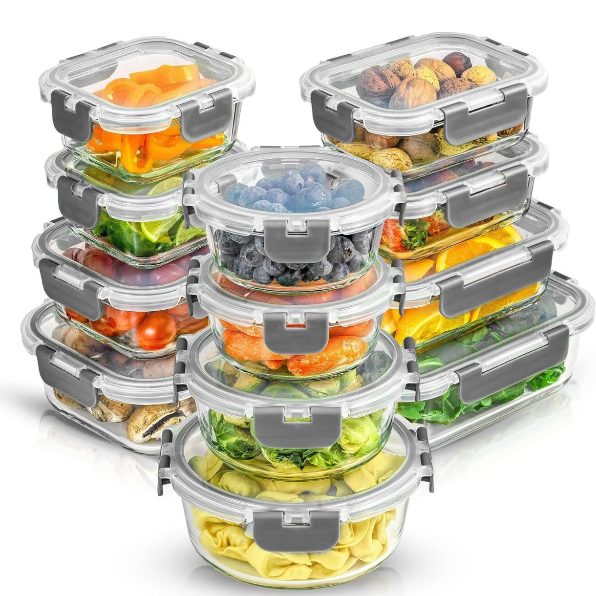 Food Storage Containers Tupperware - 24 шт. контейнеров для хранения из