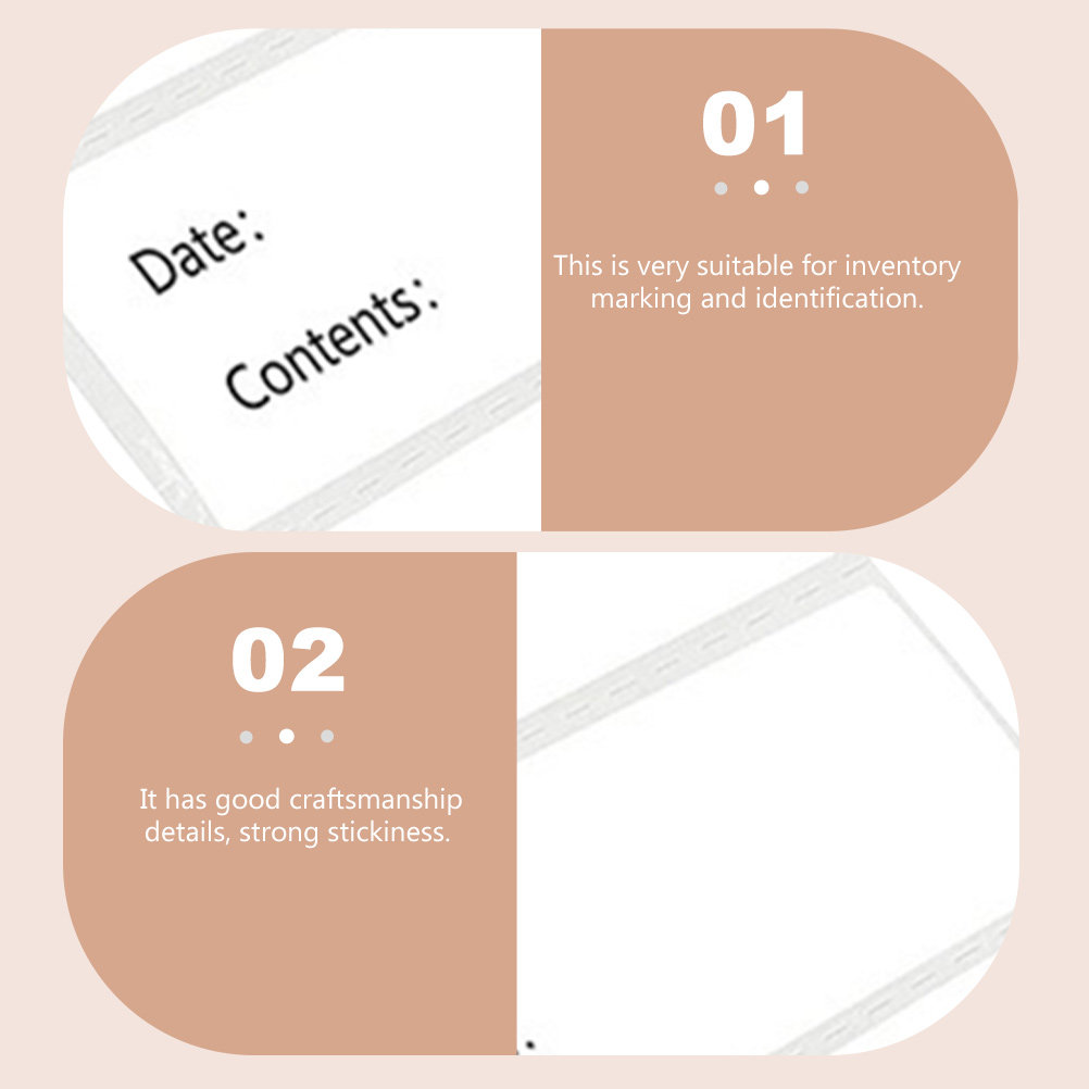 Food Storage Jar Labels - 1 рулон профессиональных наклеек для маркировки