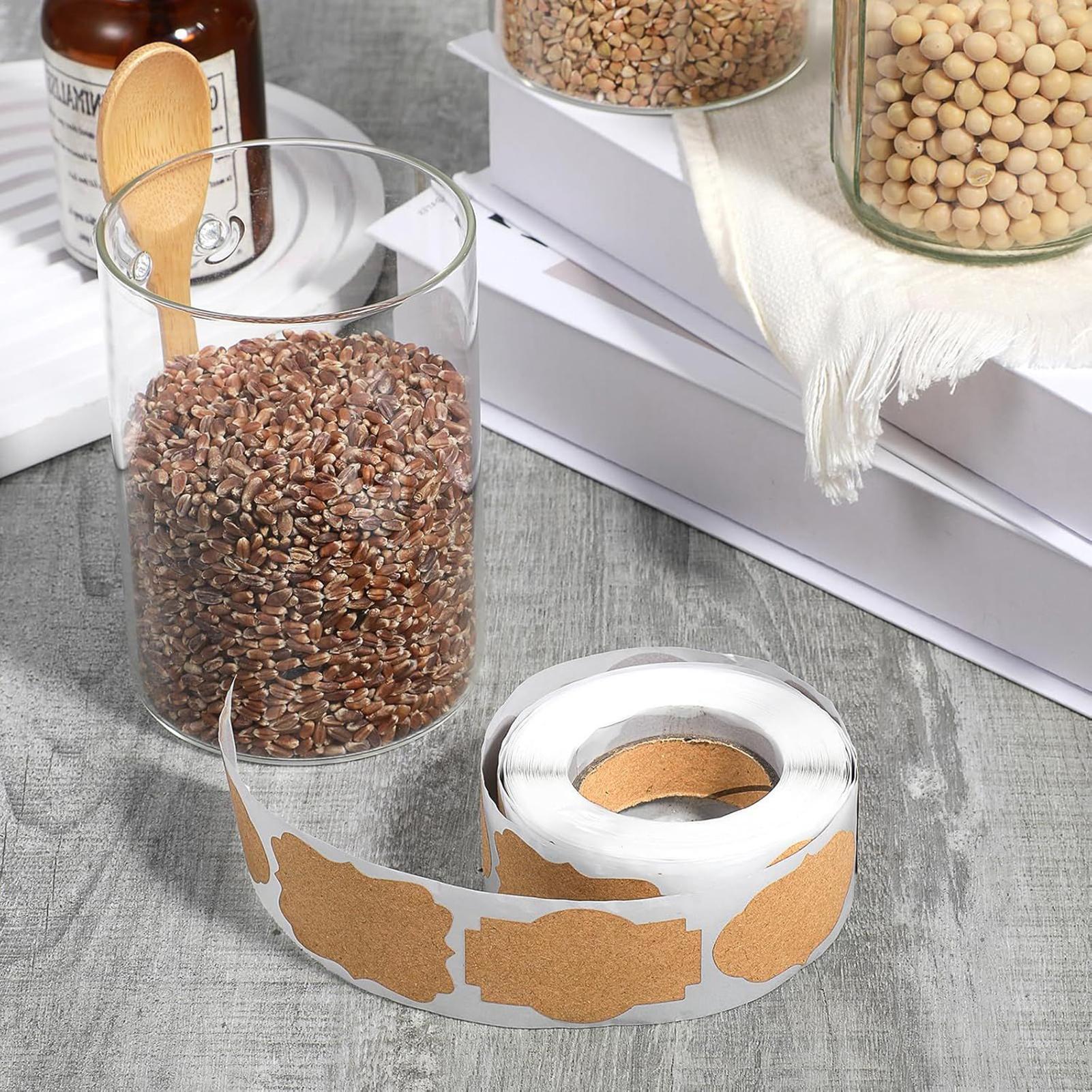 Этикетки для рукоделия, 300 шт – обзор и цена Food Storage Jar Labels