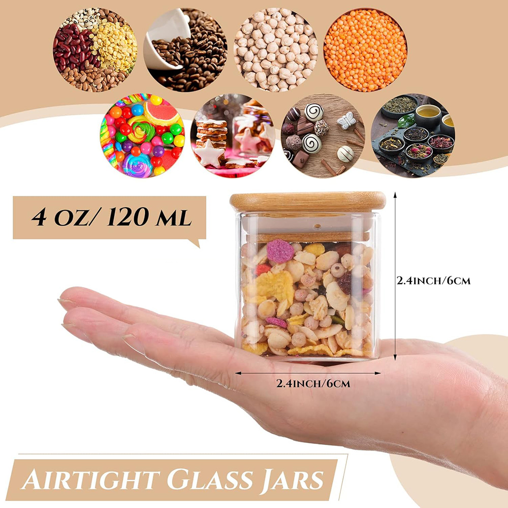 Набор стеклянных банок на 4 ун – обзор и цена Food Storage Jar Labels