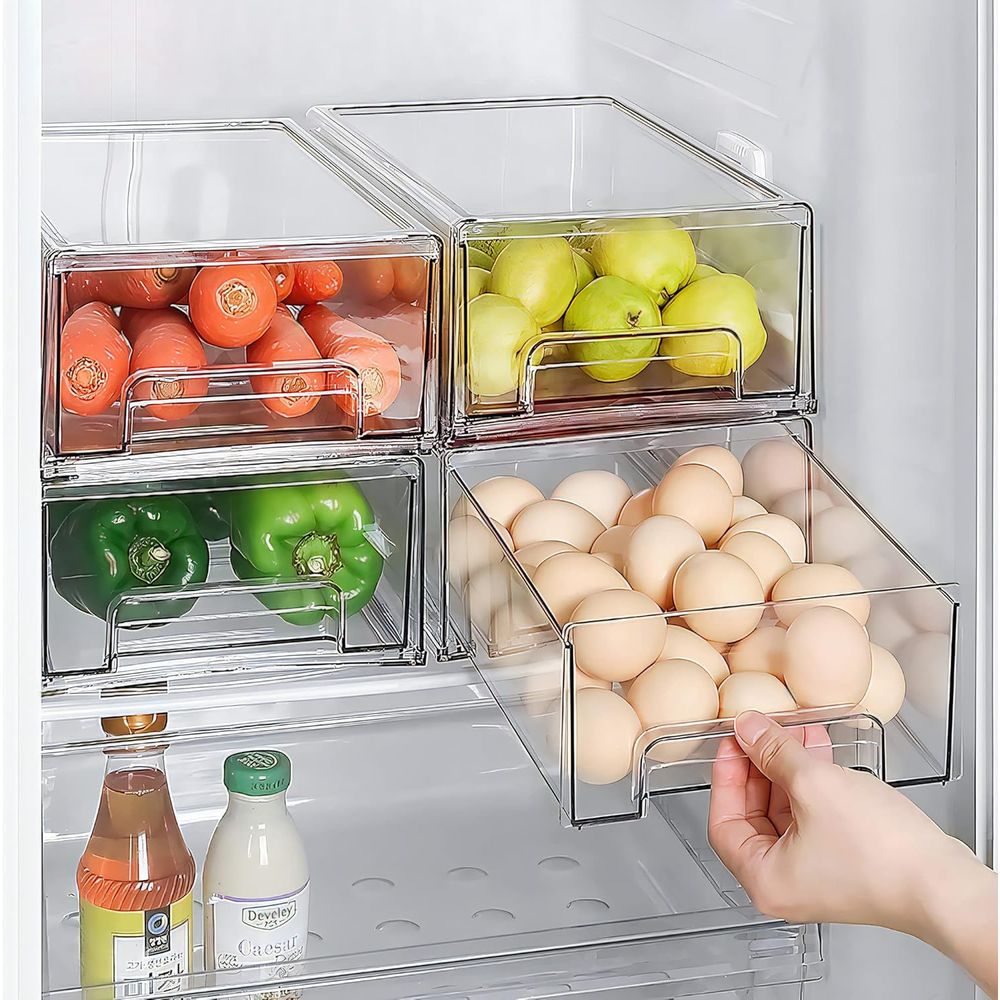Прозрачные выдвижные штабелиру – обзор и цена Food Storage Without Pantry