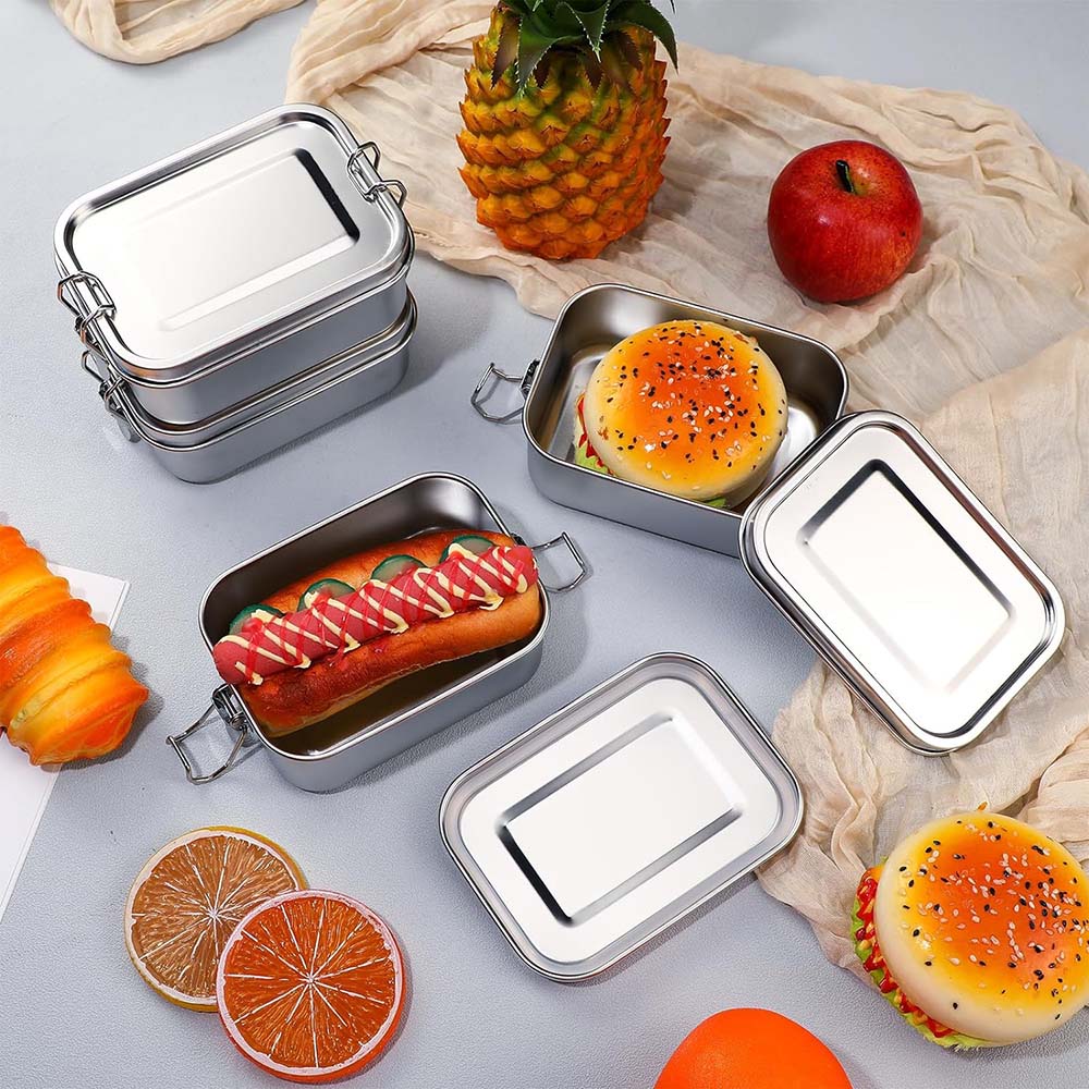 4 шт., коробка для бенто из не – обзор и цена Food Storage Lock Box