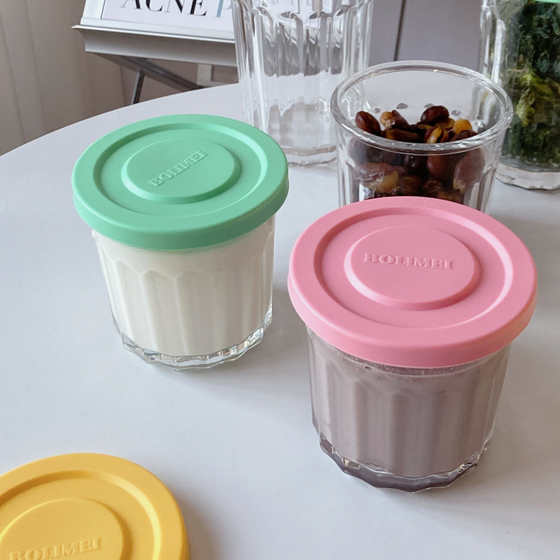 Цветная крышка, стеклянный гер – обзор и цена Food Storage Glass