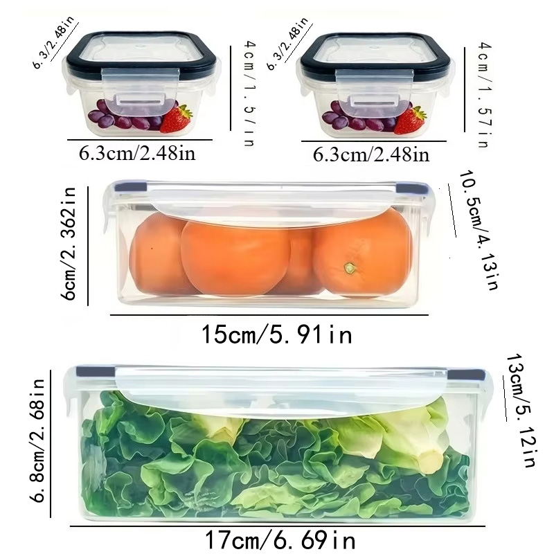 Набор из 8 предметов: 4 контей – обзор и цена Food Storage Design