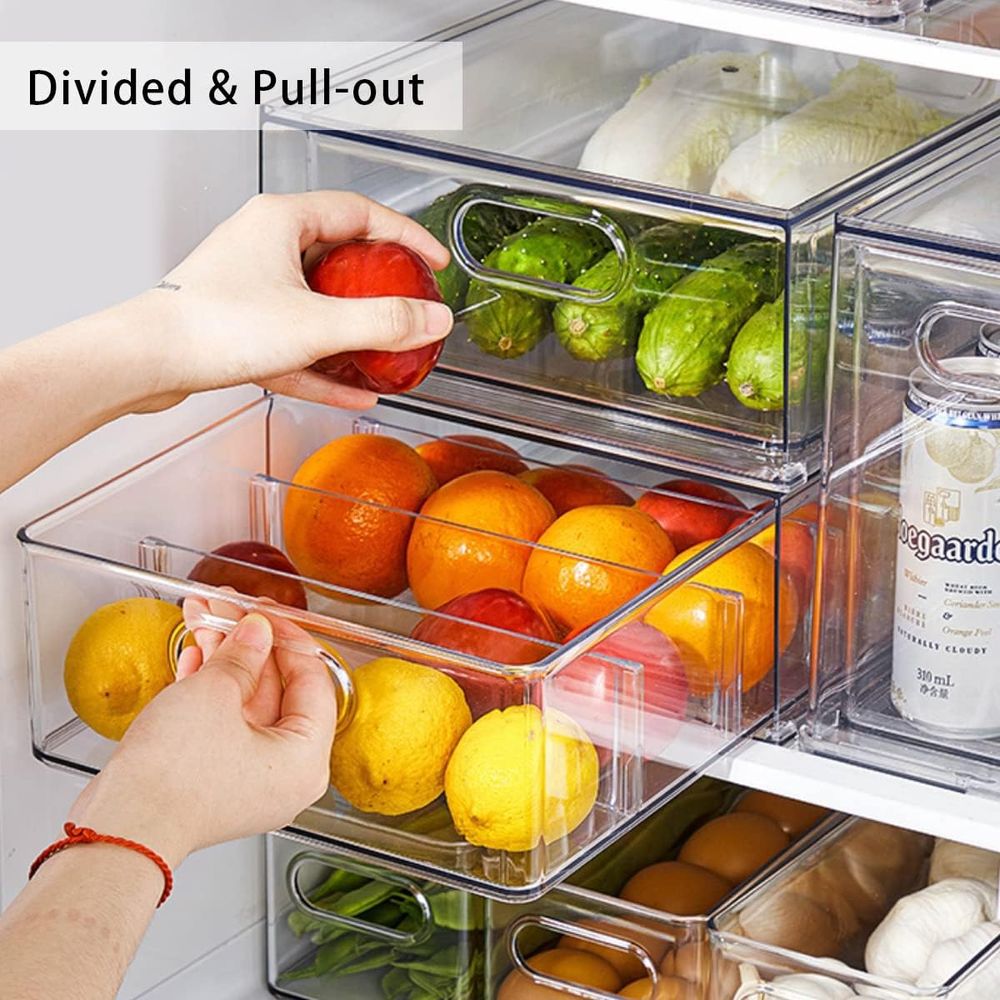 Прозрачные выдвижные штабелиру – обзор и цена Food Storage Without Pantry