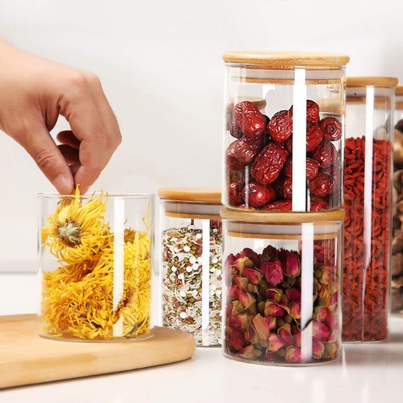 Набор из 12 стеклянных банок с – обзор и цена Food Storage Jar Labels