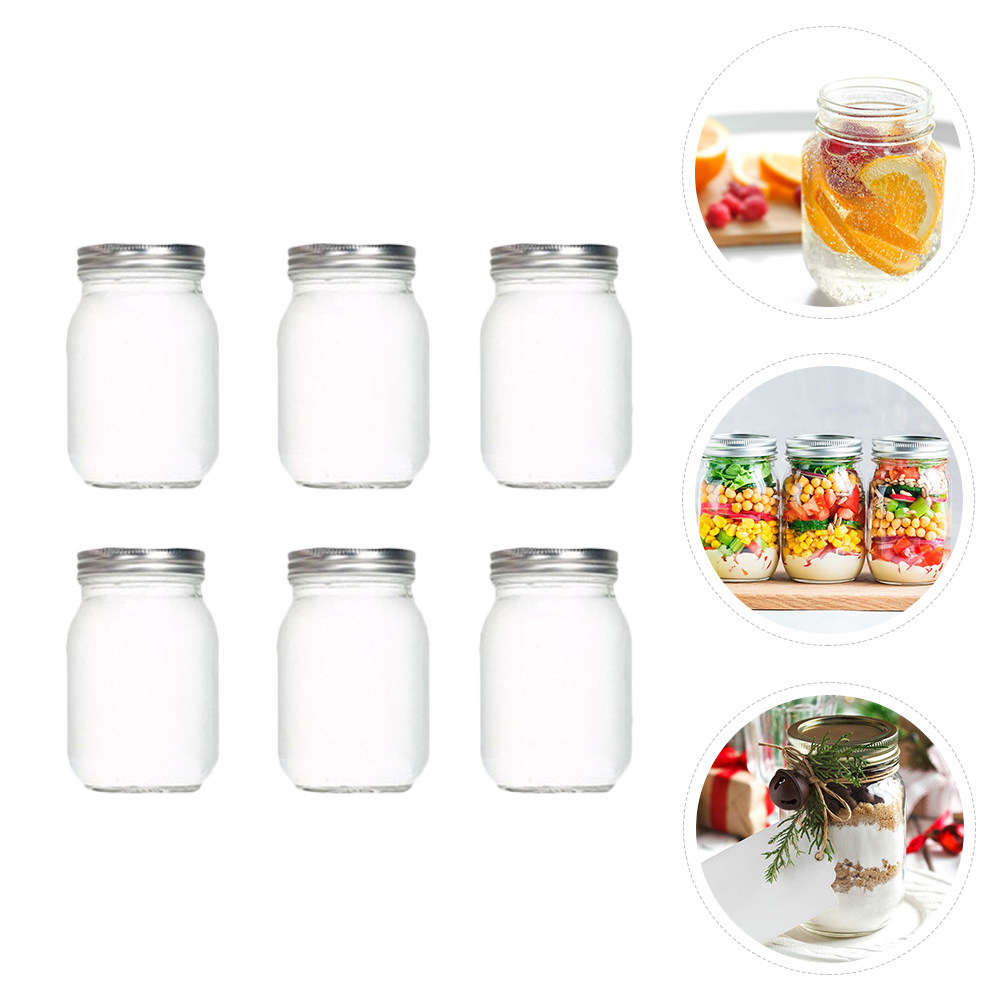 Набор из 6 прозрачных круглых  – обзор и цена Food Storage Glass