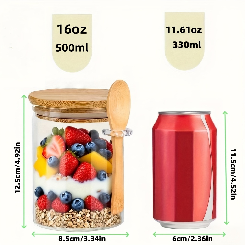 Набор стеклянных чашек для овс – обзор и цена Food Storage Glass