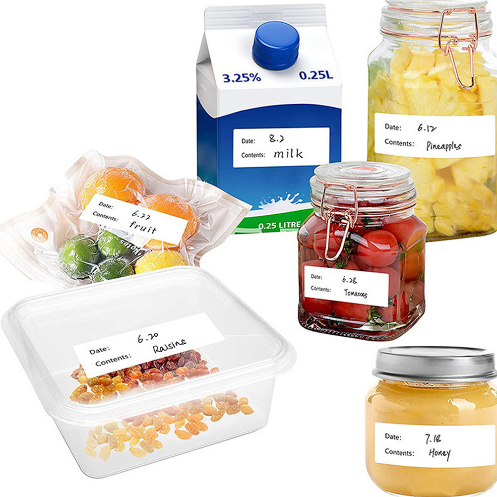 1 рулон профессиональных накле – обзор и цена Food Storage Jar Labels